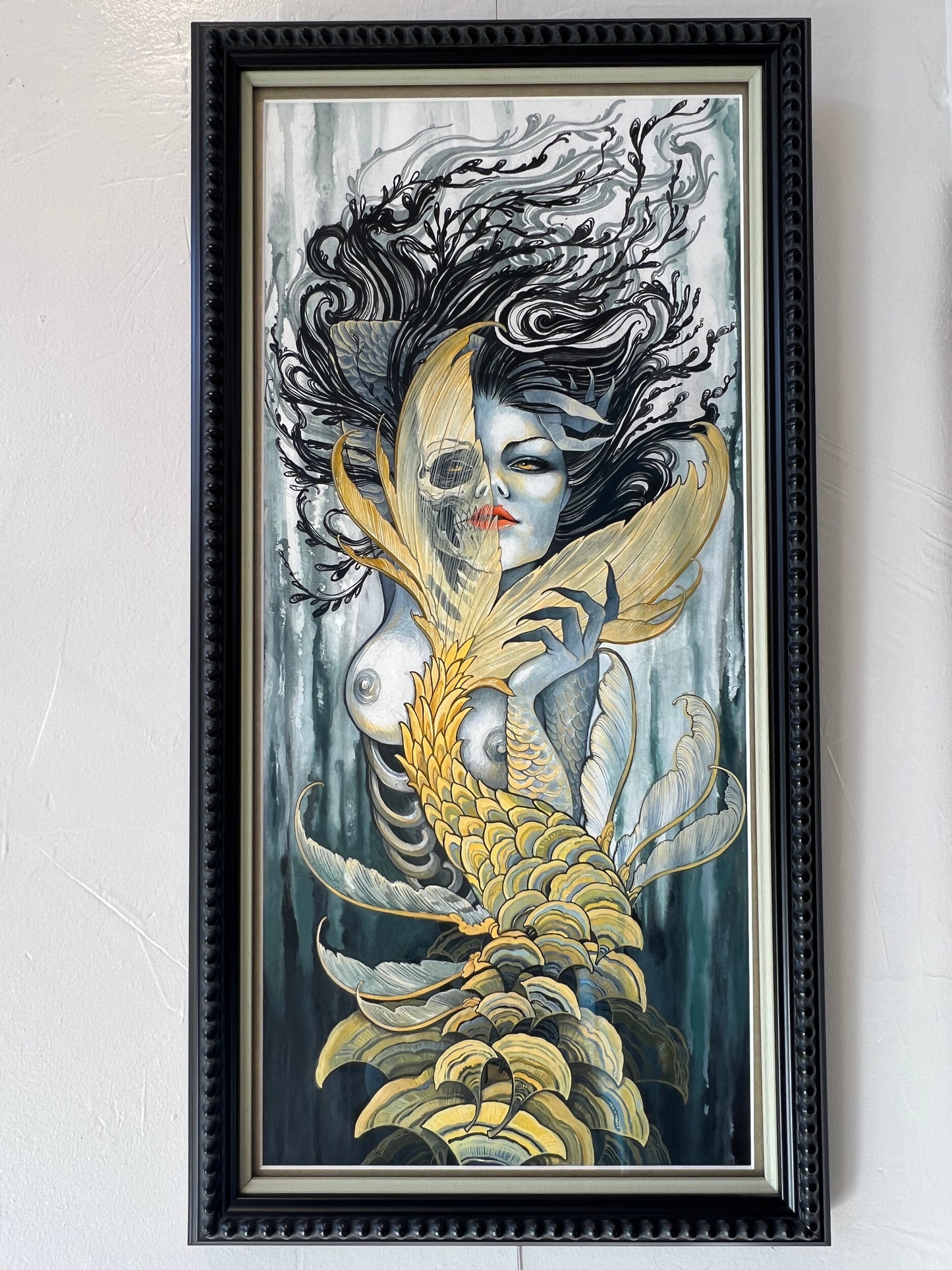 "Rusalka" Original Framed Painting by Teresa Sharpe