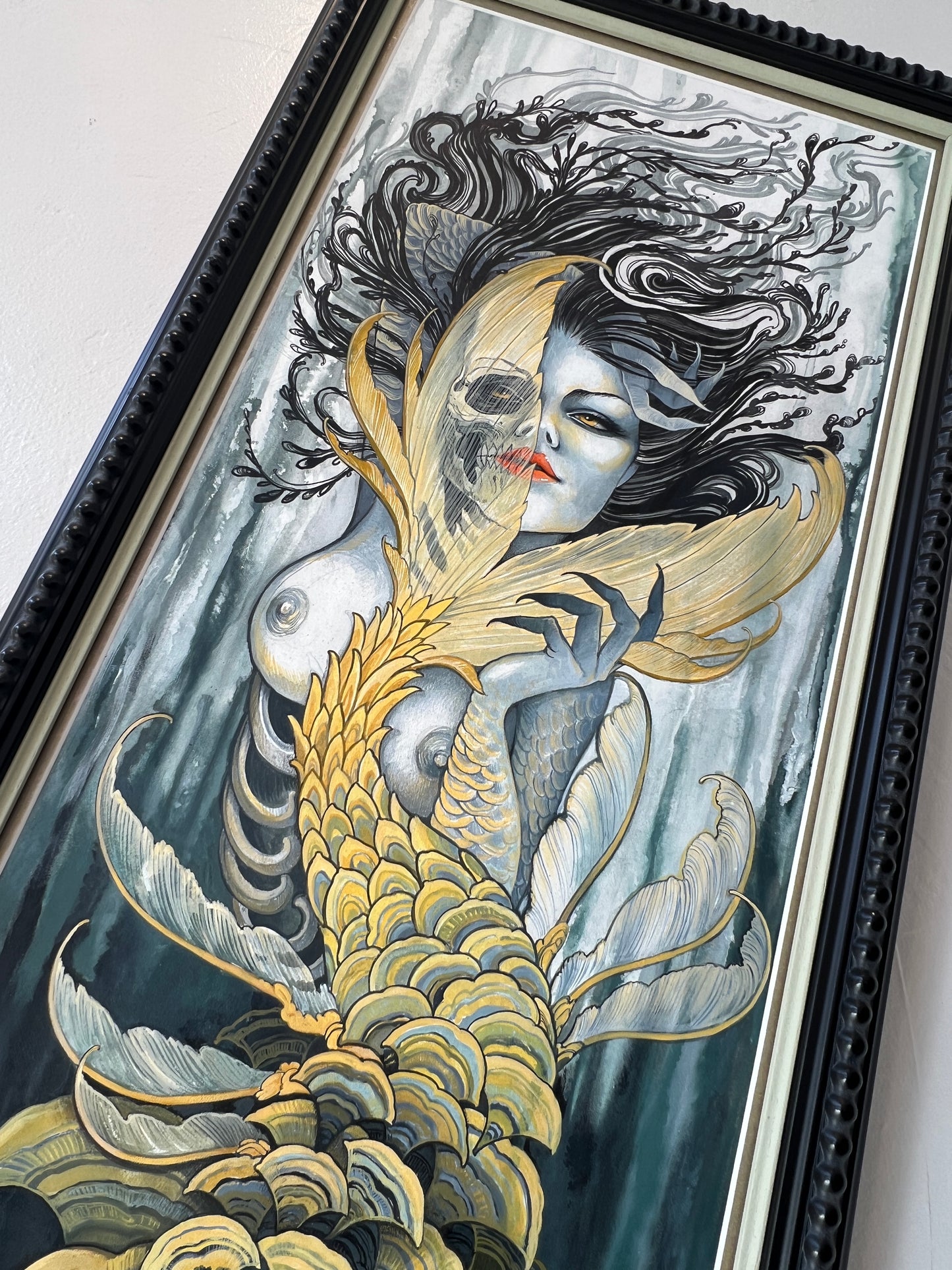 "Rusalka" Original Framed Painting by Teresa Sharpe