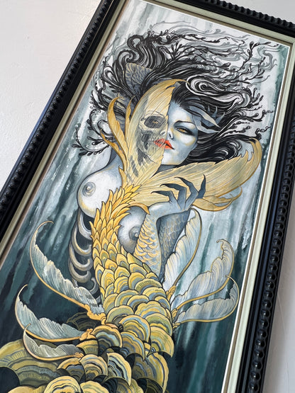 "Rusalka" Original Framed Painting by Teresa Sharpe