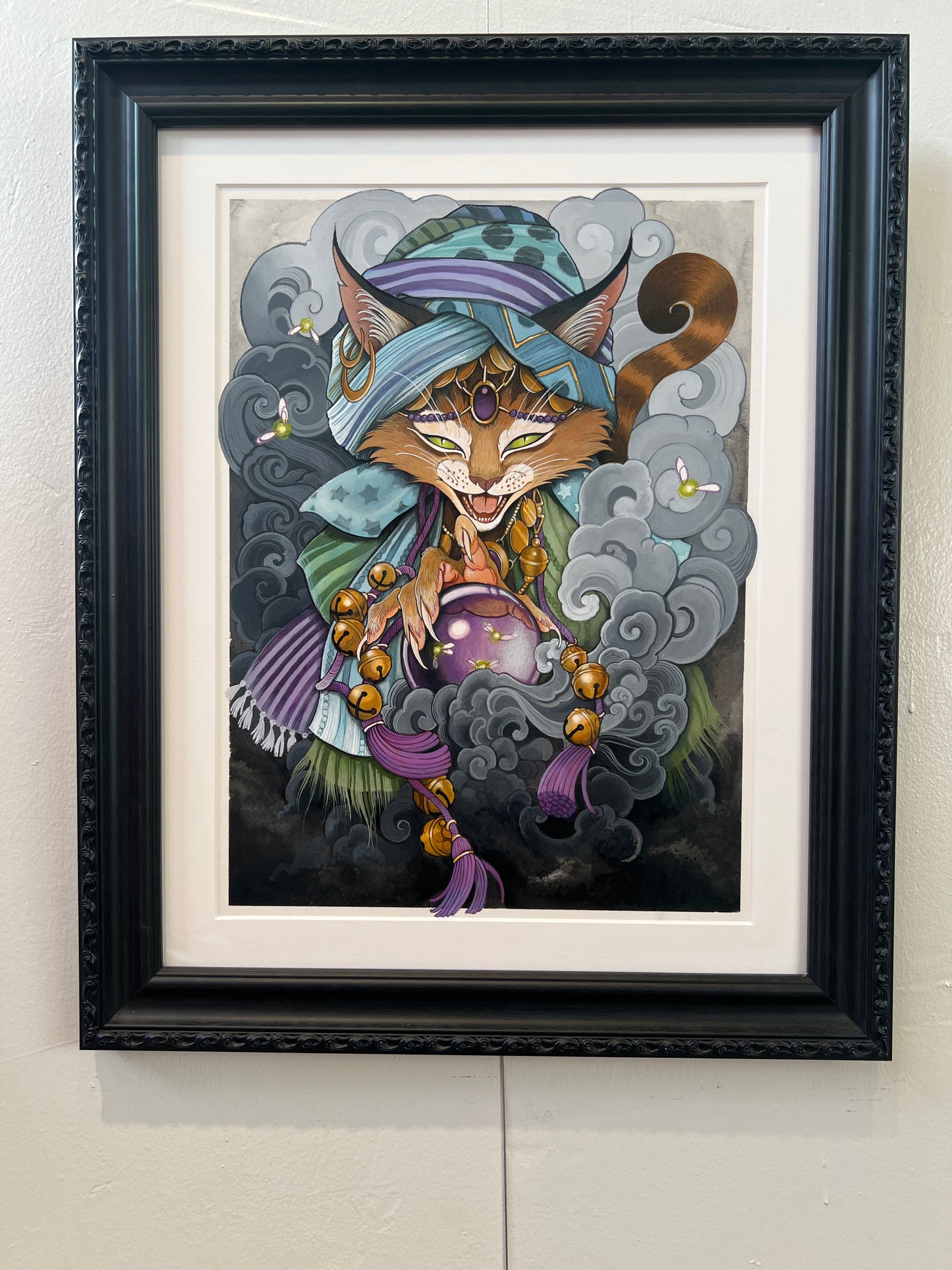 "Manto the Diviner" Framed Original Painting by Teresa Sharpe