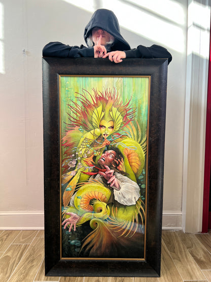 "Undine" Original Framed Painting by Teresa Sharpe