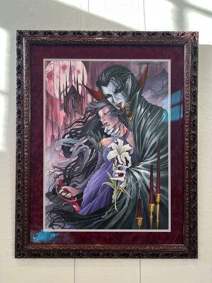 "Harmony of Despair" Original Framed Painting by Teresa Sharpe