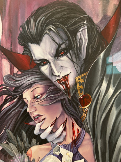 "Harmony of Despair" Original Framed Painting by Teresa Sharpe