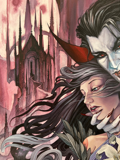 "Harmony of Despair" Original Framed Painting by Teresa Sharpe