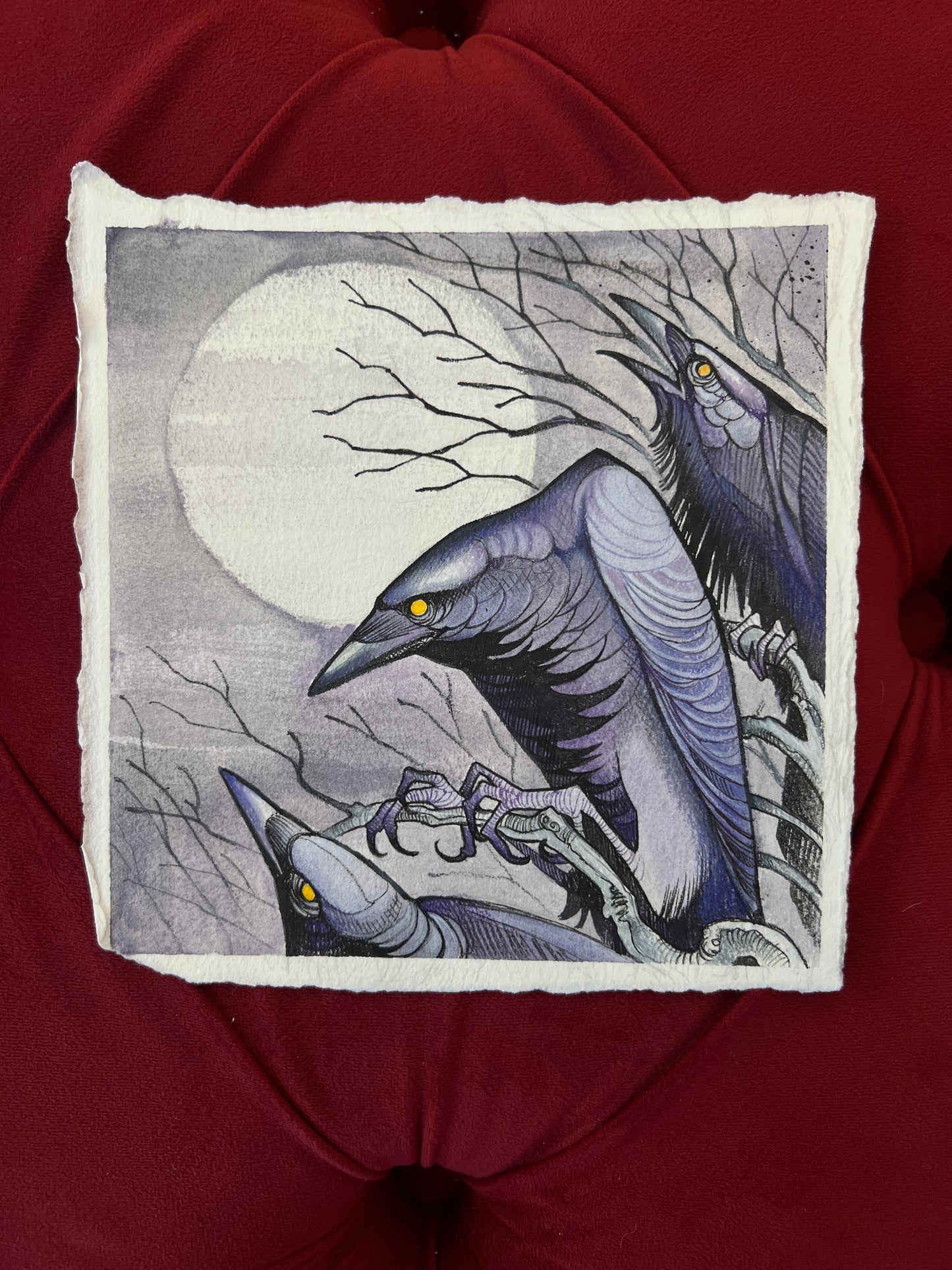 Assorted Small Crow Originals: Set 1 by Teresa Sharpe