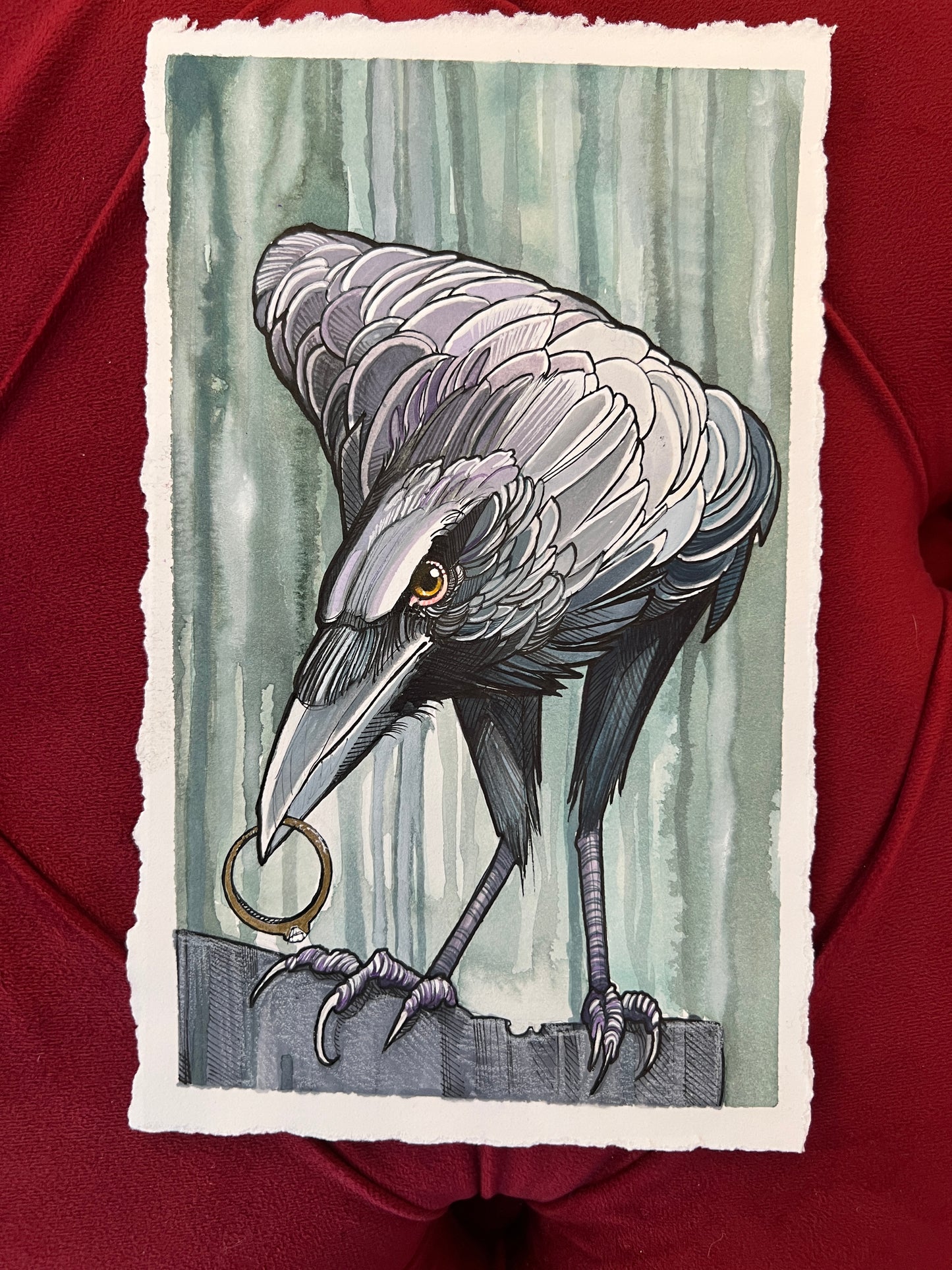 Assorted Small Crow Originals: Set 2 by Teresa Sharpe