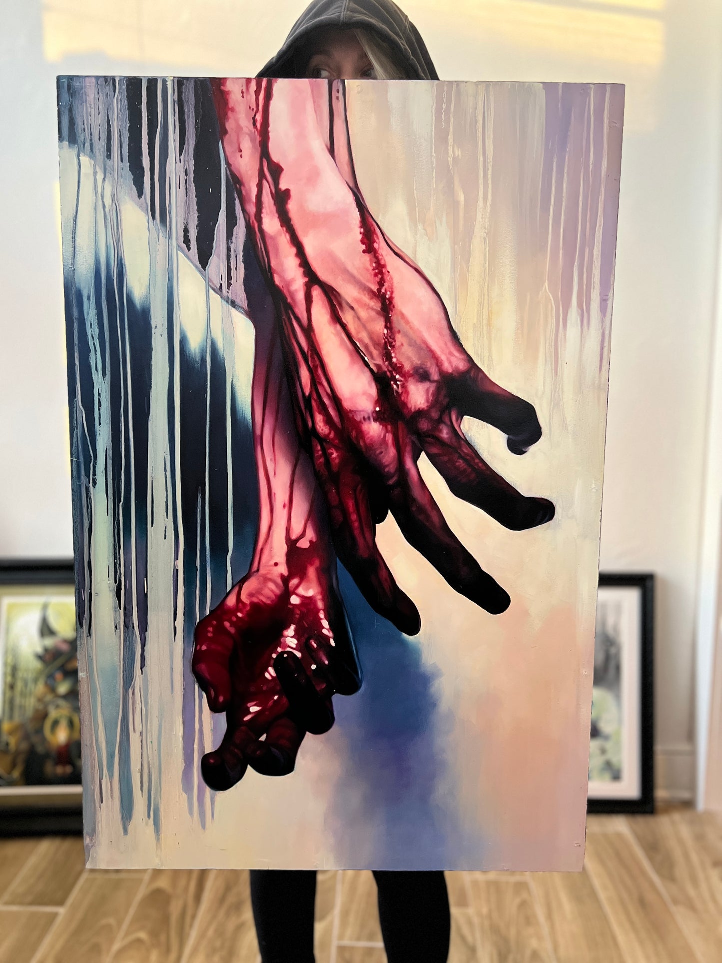 "Misery" Original Painting by Teresa Sharpe