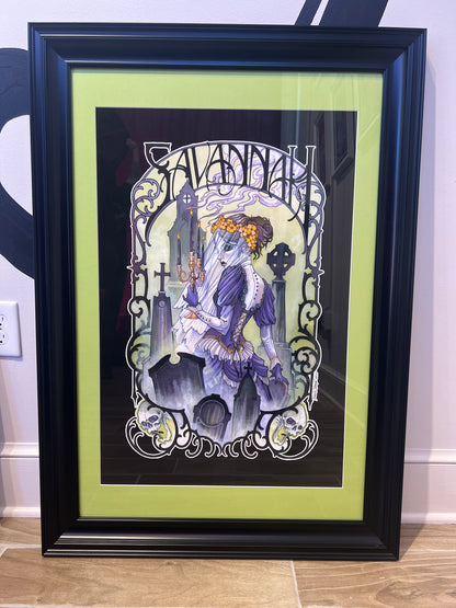 "Ghosts in the Graveyard" Framed Print by Teresa Sharpe