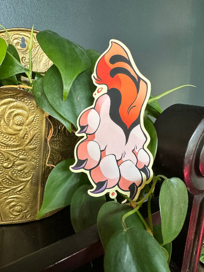 Lucky Tiger Paw Sticker by Jay Ferrier