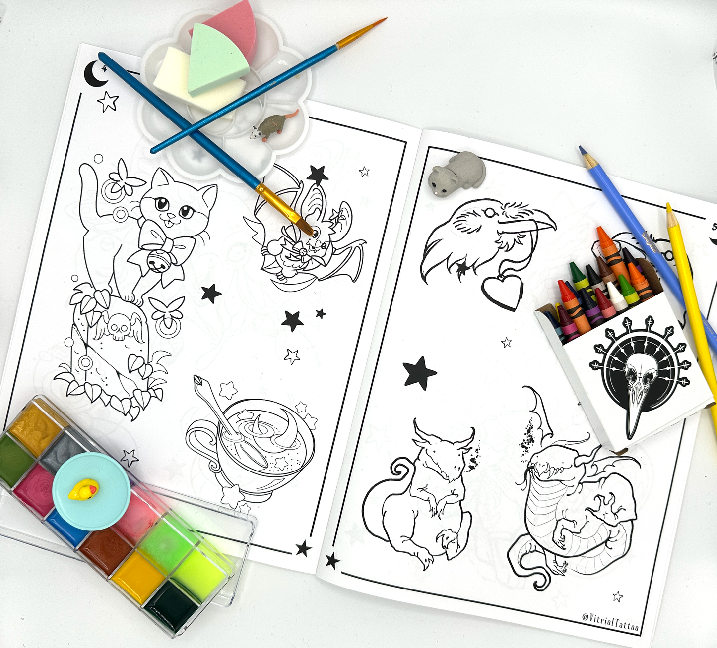 A Very Unkindness Art Coloring Book