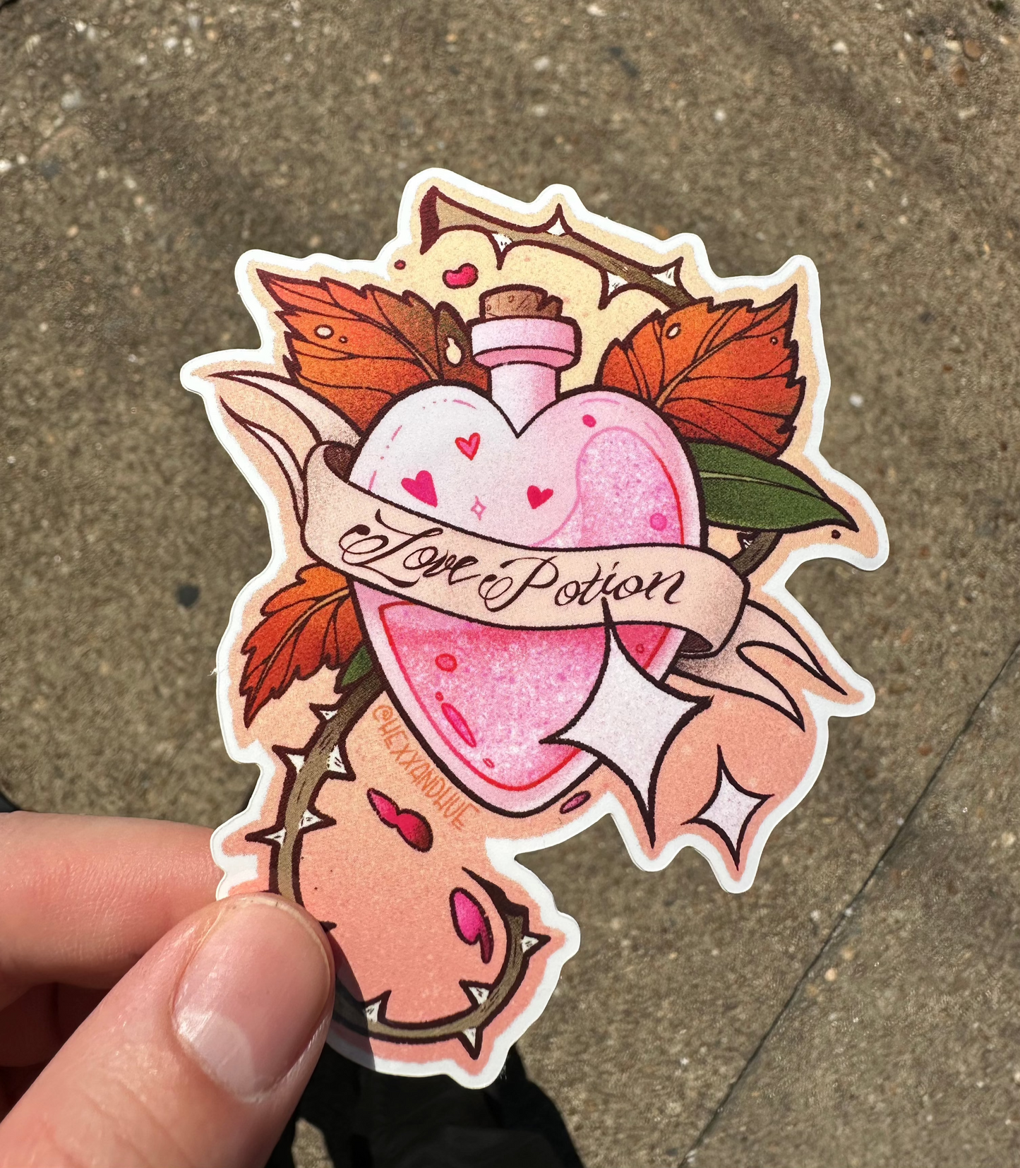 "Love Potion" Sticker by Noah Worcester