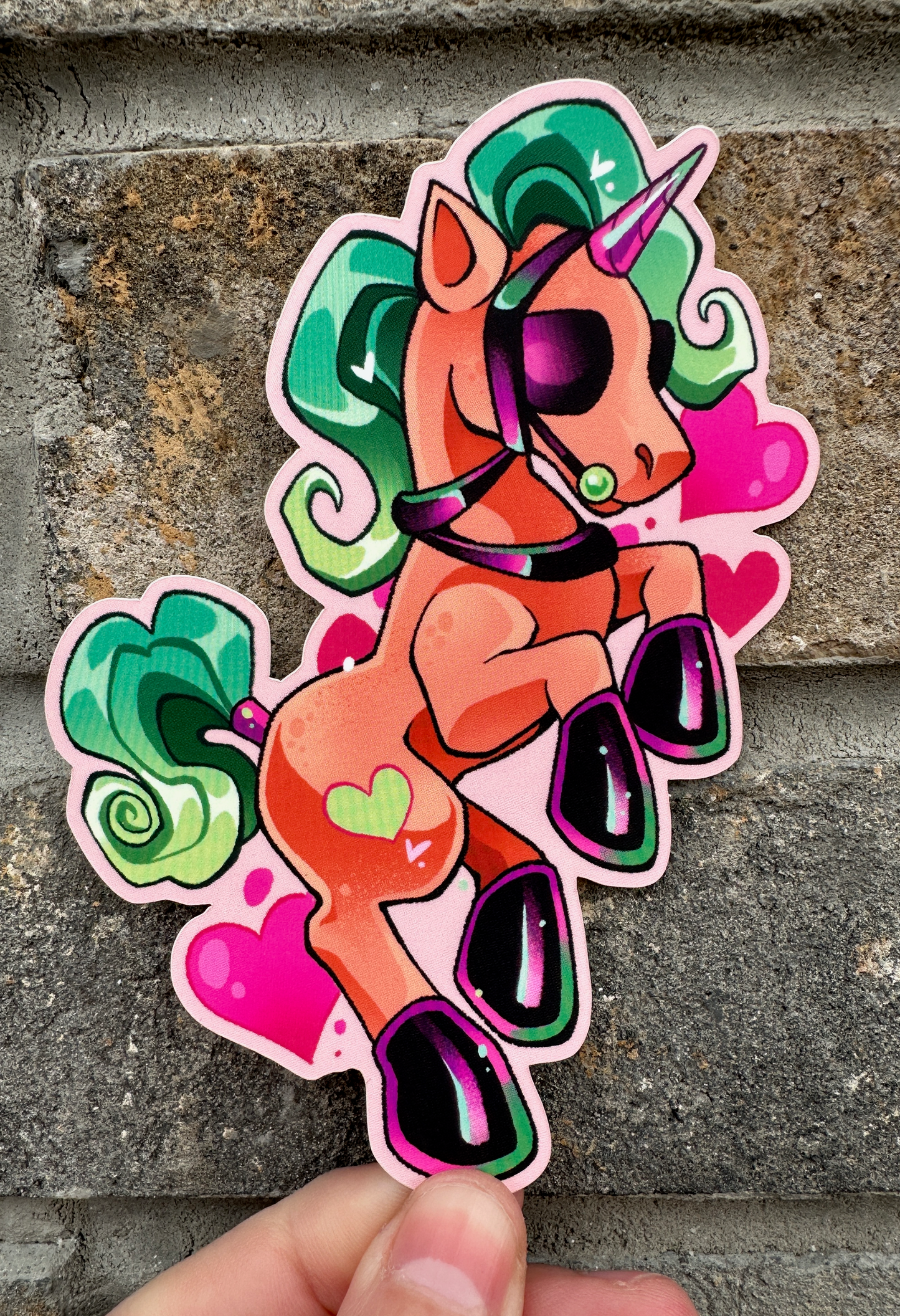 Kink Pony stickers by Jay Ferrier