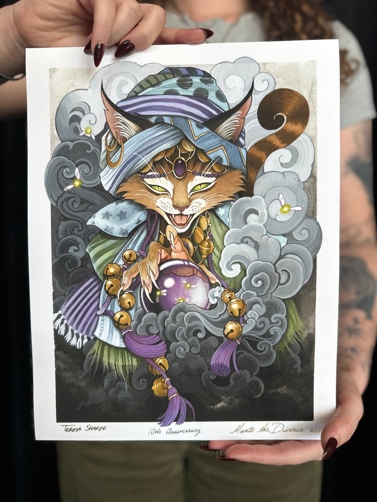 Spooky Kitties Trio 2025 Edition Print Set by Teresa Sharpe