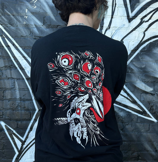 Special Edition 10 YEAR ANNIVERSARY "Cryptid Crow" Longsleeve Shirt by Teresa Sharpe