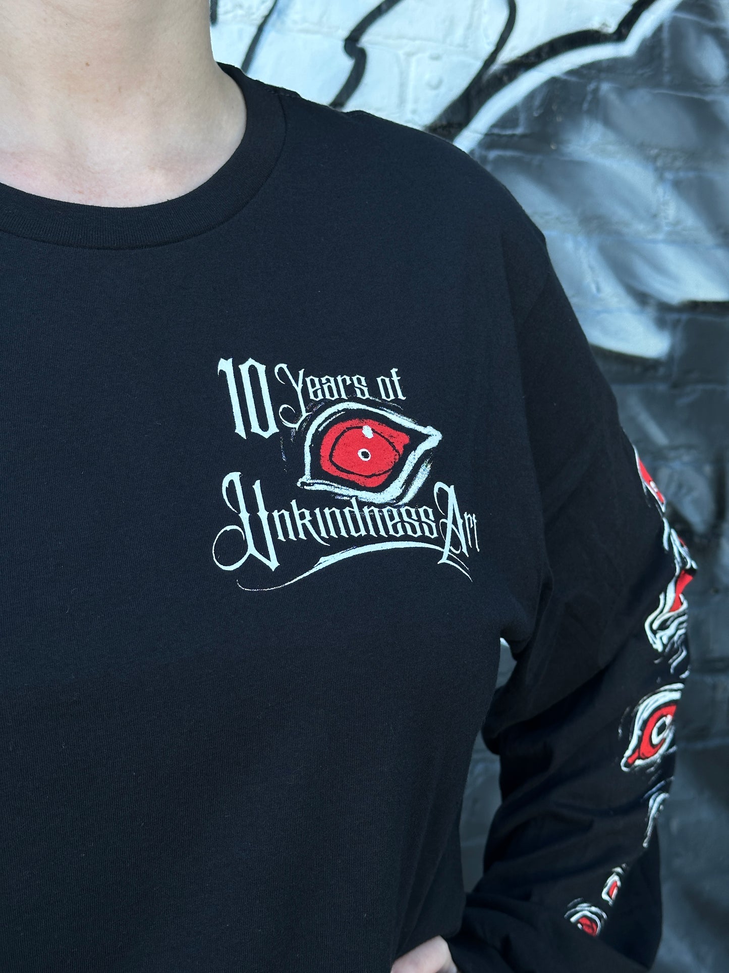 Special Edition 10 YEAR ANNIVERSARY "Cryptid Crow" Longsleeve Shirt by Teresa Sharpe