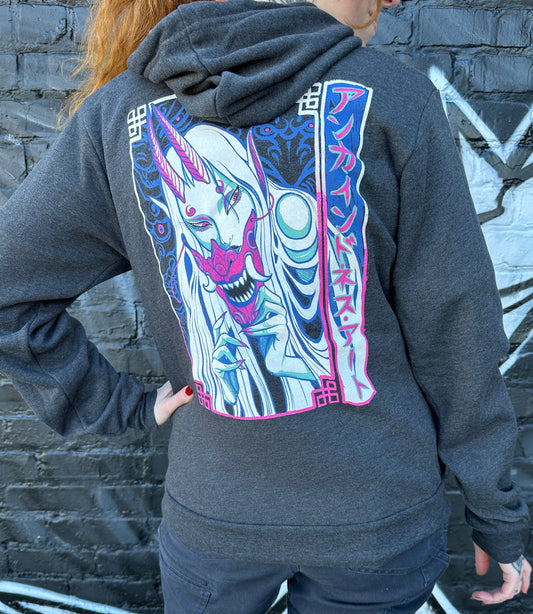 "MASKED ONI" 2025 Special Edition Hoodie by Teresa Sharpe