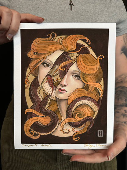 "Serpents Inside" Print by Betsy Ebsen