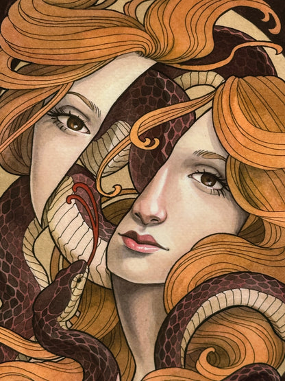 "Serpents Inside" Print by Betsy Ebsen