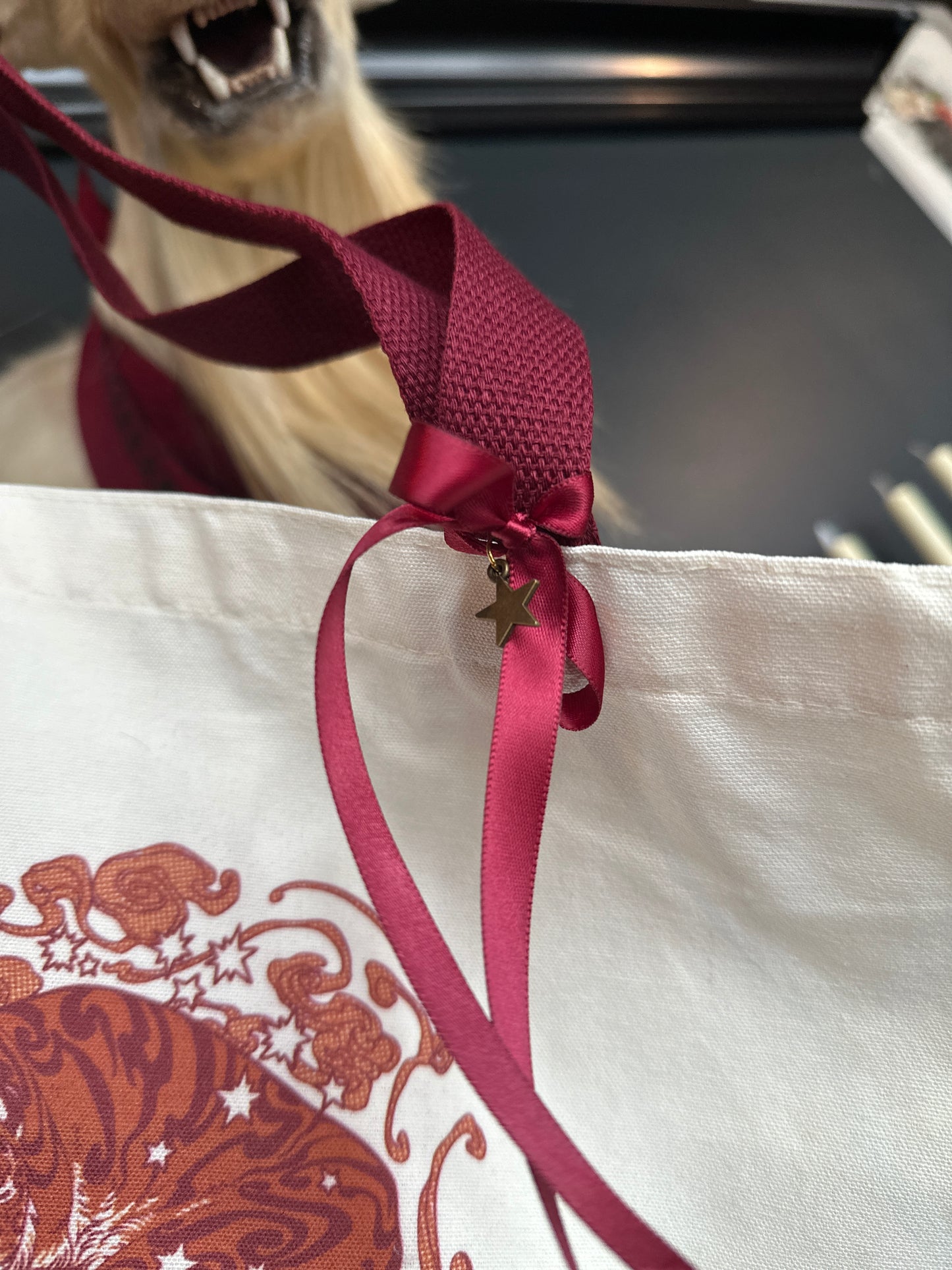 Tiger Tote Bag by Betsy Ebsen