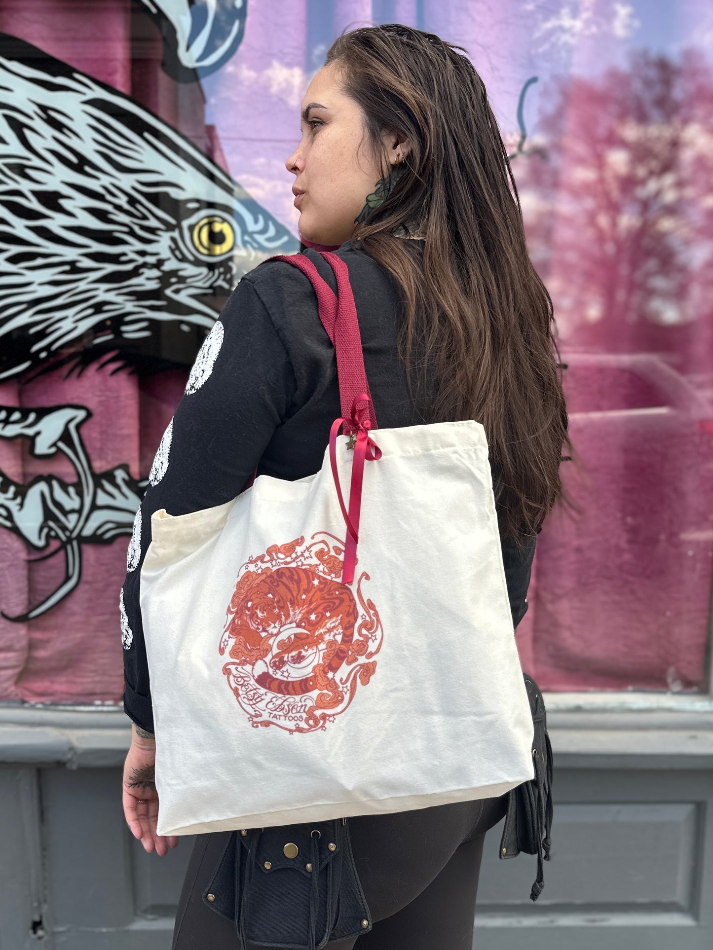 Tiger Tote Bag by Betsy Ebsen