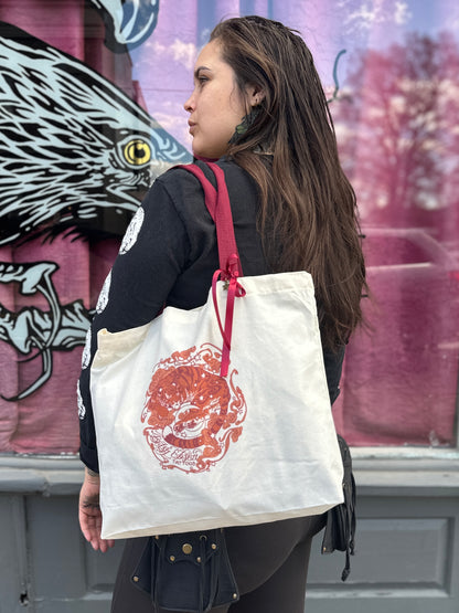 Tiger Tote Bag by Betsy Ebsen