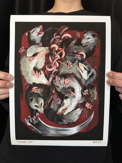 "Didelphus Rex" Print by Kingsley Van Zandt