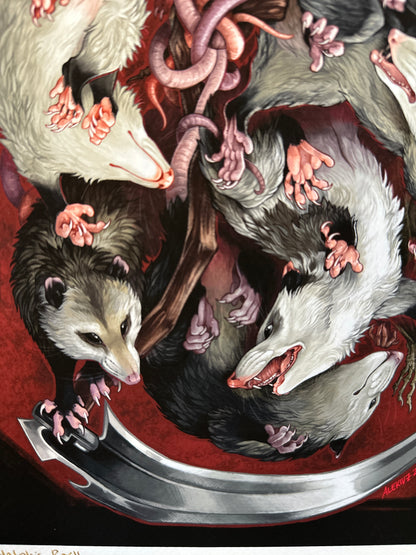 "Didelphus Rex" Print by Kingsley Van Zandt