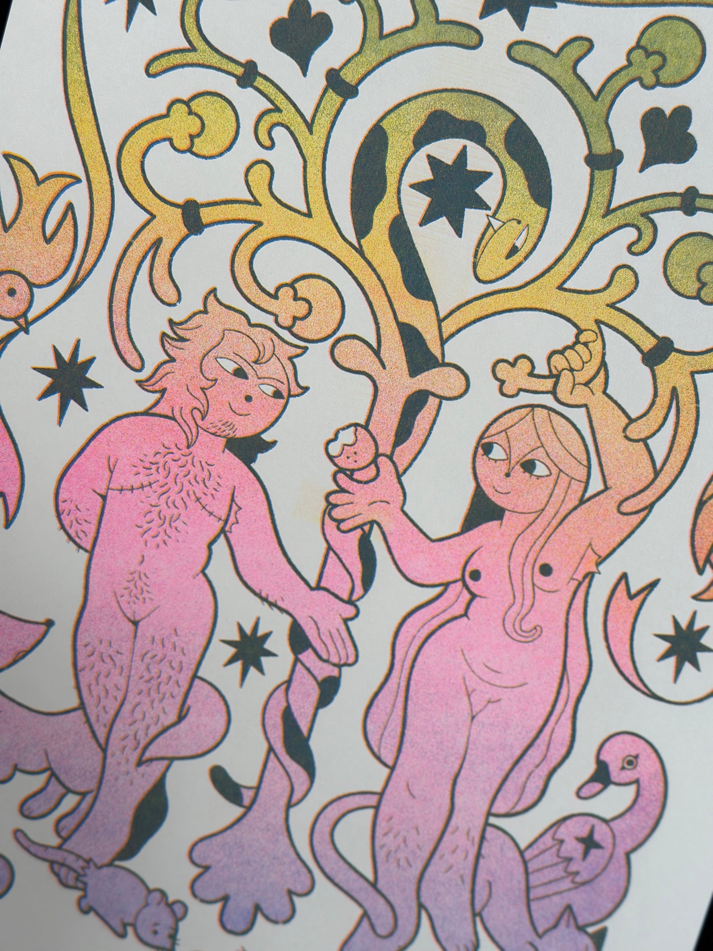 "Earthly Delights" Risograph Print by Frankee Graves