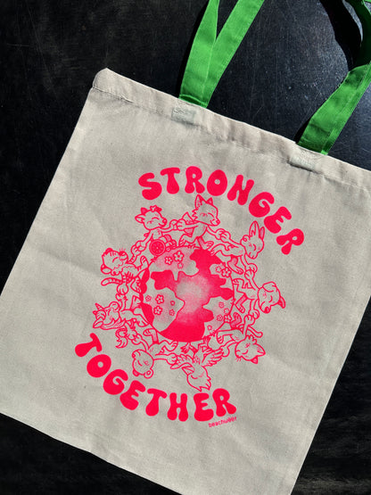 "Stronger Together" Charity Tote Bag by Liam Williams