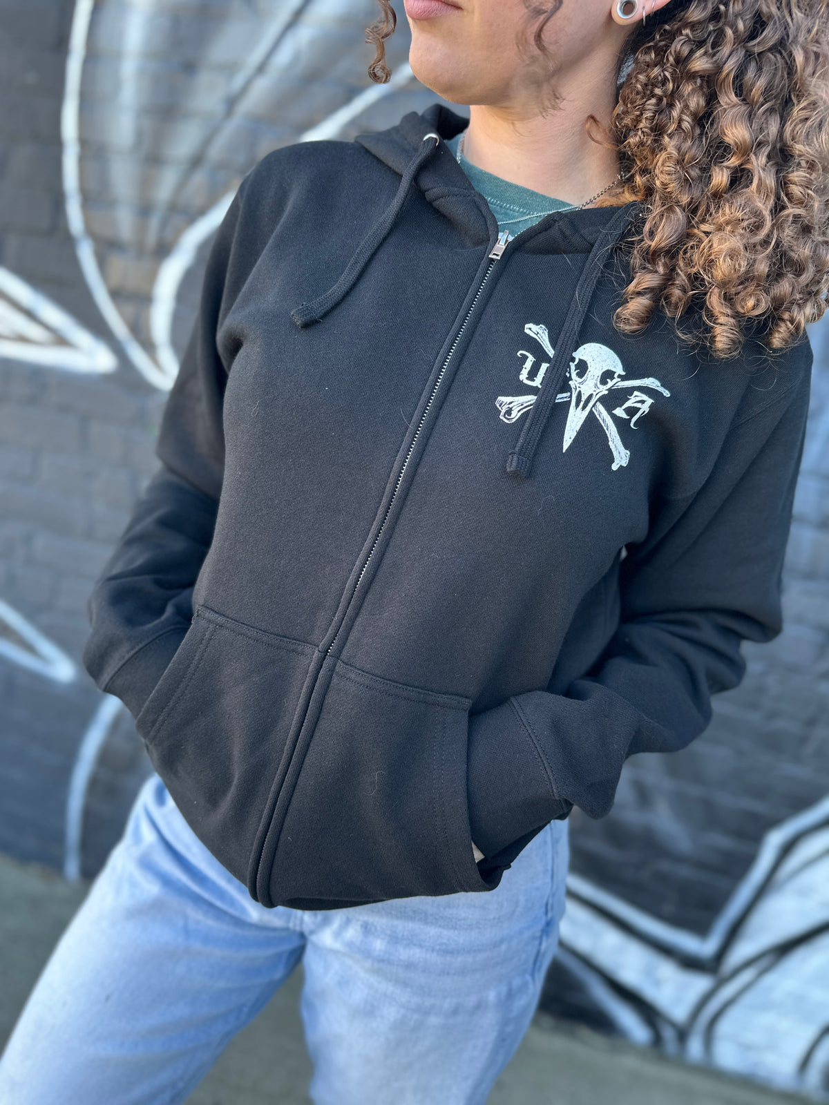 INTO THE ABYSS Zip-Up Hoodie