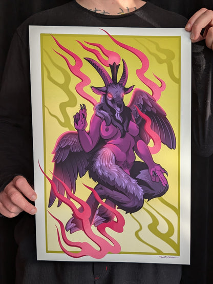 "Infernal Majesty" Print by Mandi Johnson