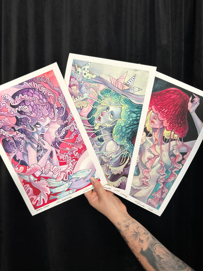 "The Ulmaridae" Print Set 2025 Edition by Teresa Sharpe