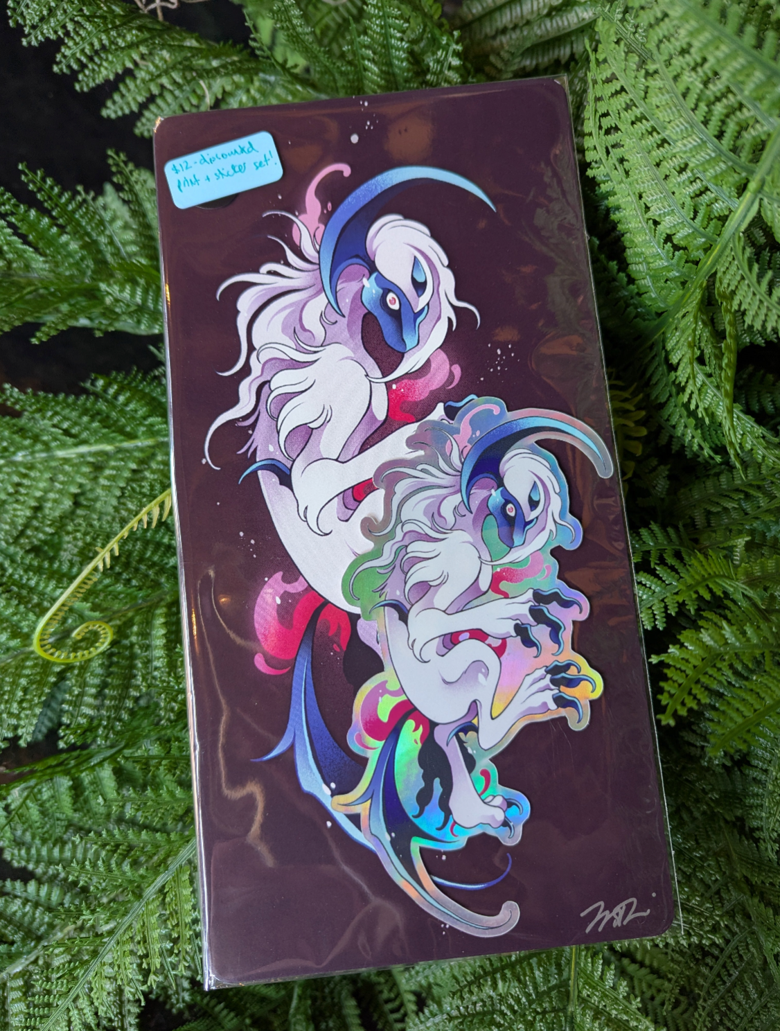 "Absol: The Bringer of Disaster" Mini-Print & Sticker Set by Jay Ferrier