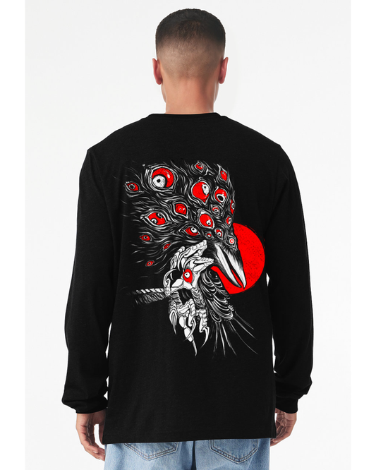 PRE-ORDER: Special Edition 10 YEAR ANNIVERSARY "Cryptid Crow" Longsleeve Shirt by Teresa Sharpe