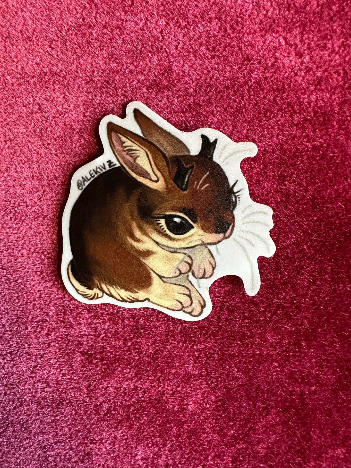 Baby Jackalope Sticker by Kingsley Van Zandt