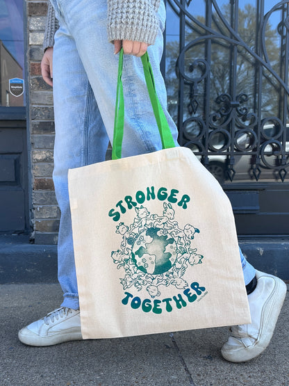 "Stronger Together" Charity Tote Bag by Liam Williams