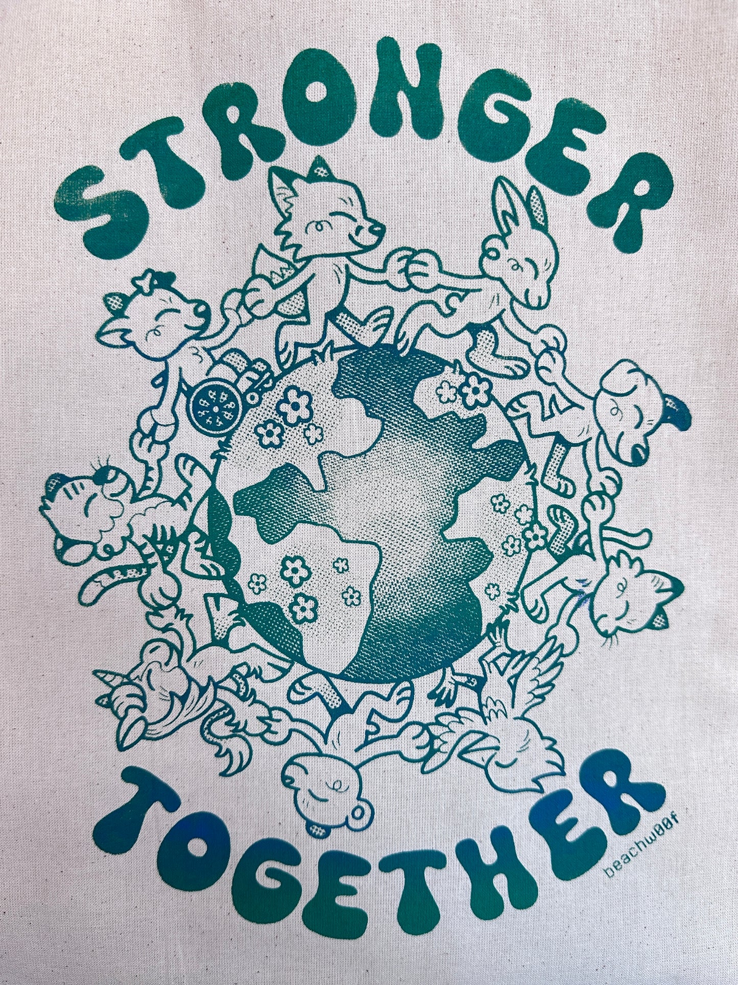 "Stronger Together" Charity Tote Bag by Liam Williams