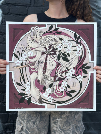 "Bridled Blossom" Print by Betsy Ebsen