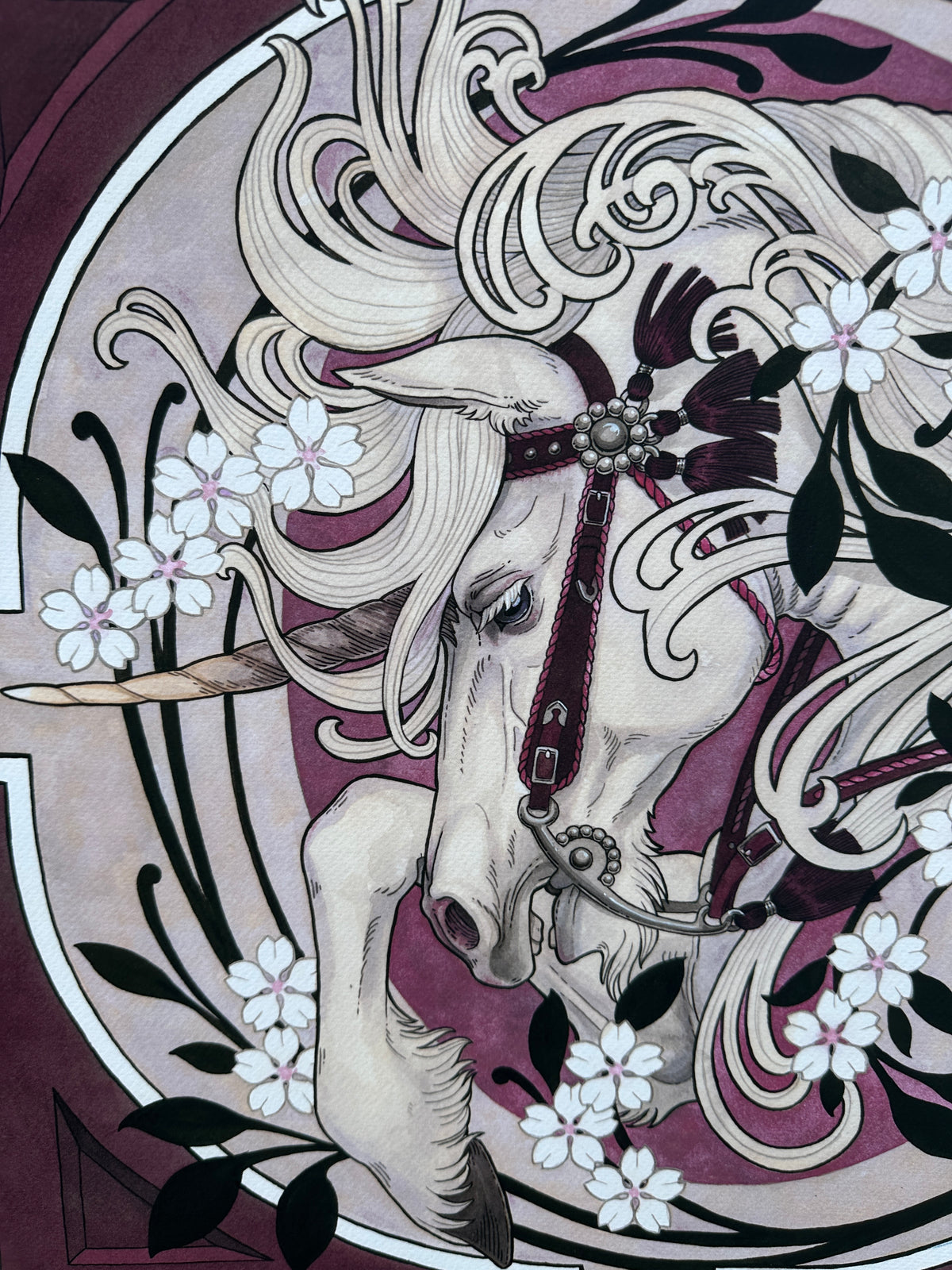 "Bridled Blossom" Print by Betsy Ebsen
