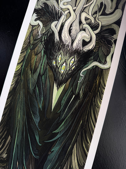 "Crowthulu" Print by Teresa Sharpe