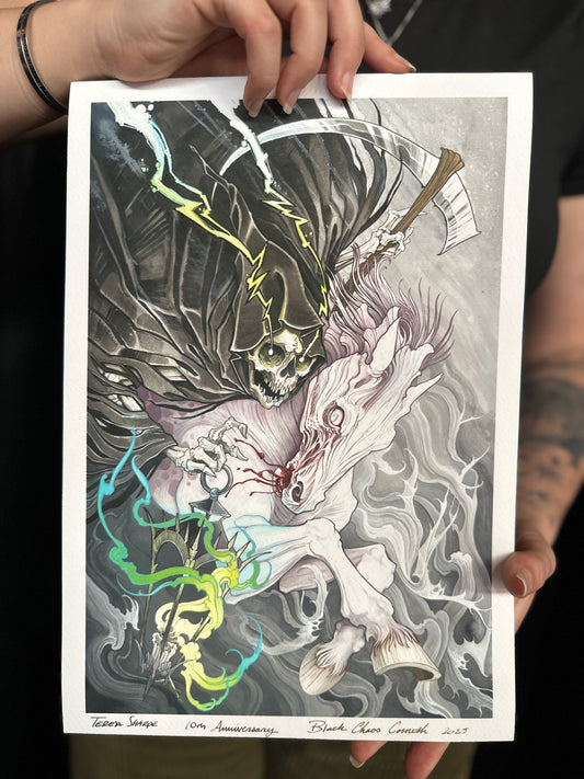 "Chaos (Black Death Cometh)" 2025 Edition Print by Teresa Sharpe