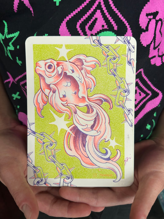 "Good-Luck Charm" Risograph Print by Jay Ferrier