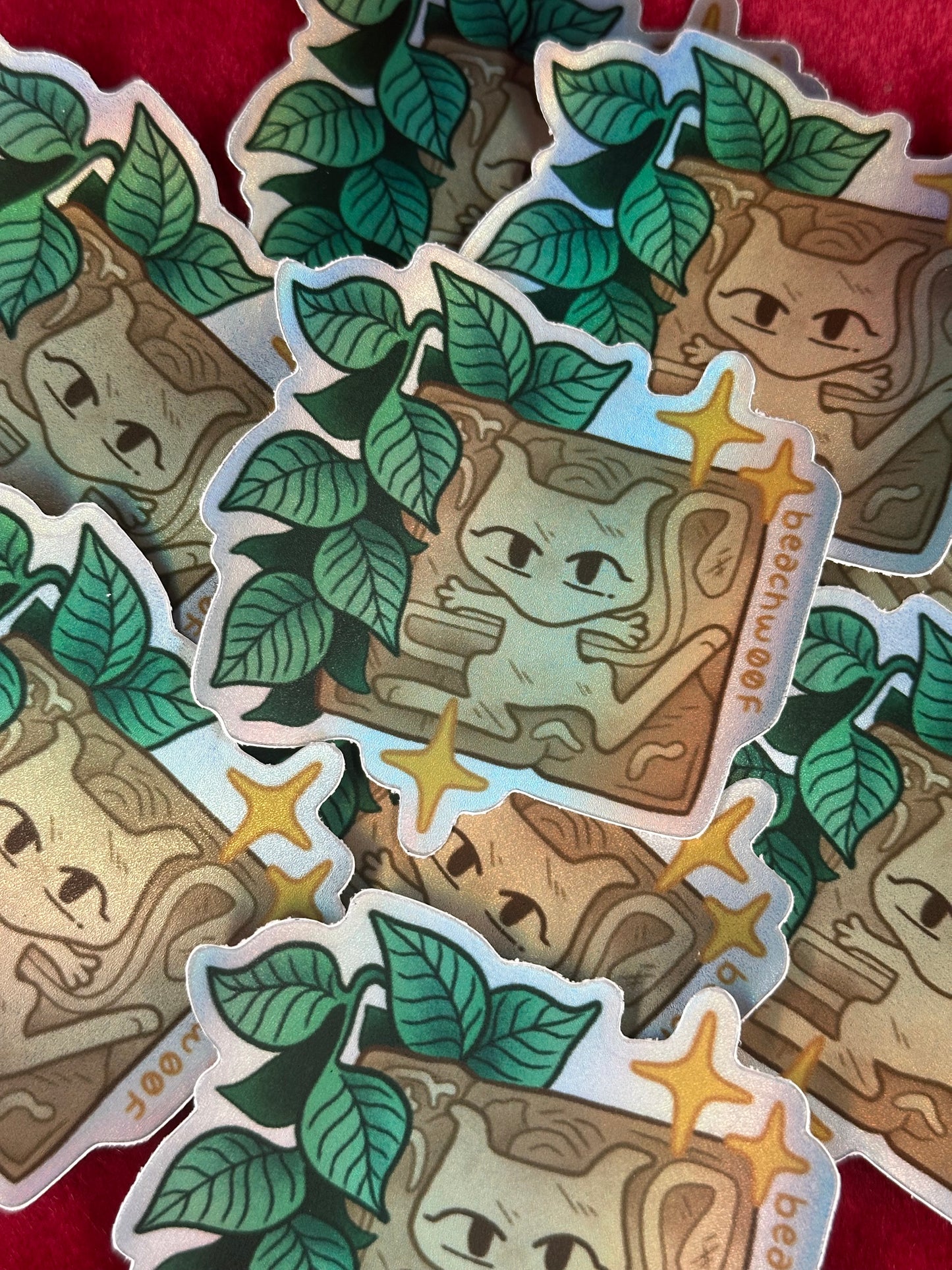 Holo Mew Sticker by Liam Williams