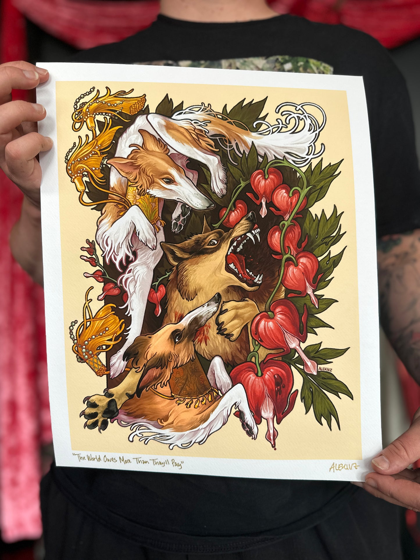 "The World Owes More Than They'll Pay" Print by Kingsley Van Zandt