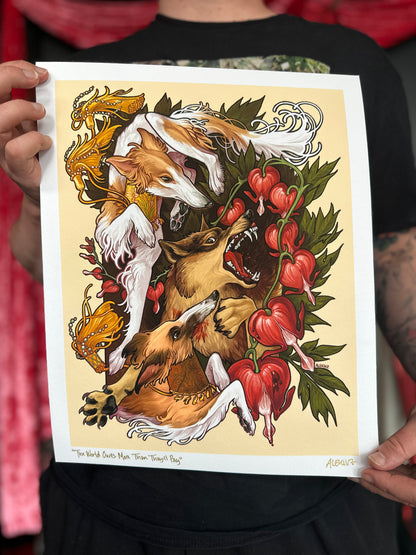 "The World Owes More Than They'll Pay" Print by Kingsley Van Zandt