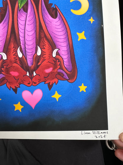 "Love Bats" Print by Liam Williams