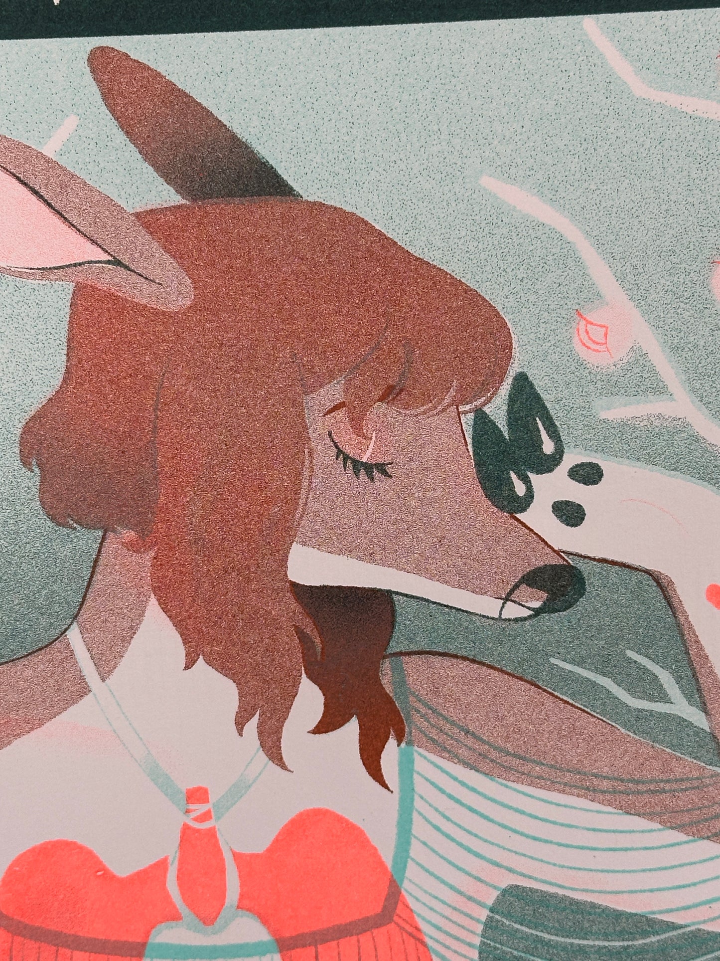 "NOW THAT'S WHAT I CALL MEOW-SIC, VOL. 1" Risograph Print Set by Frankee Graves