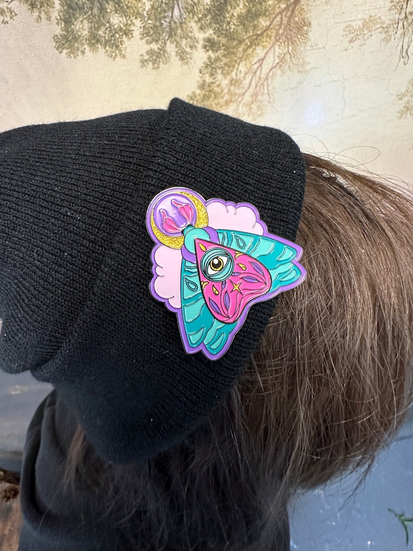 Cloud Moth Pin by Sara Stigmata