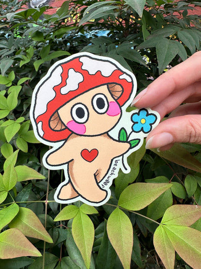 Mushroom Guy Sticker by Liam Williams