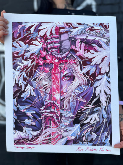 "Neon Knights" Print by Teresa Sharpe